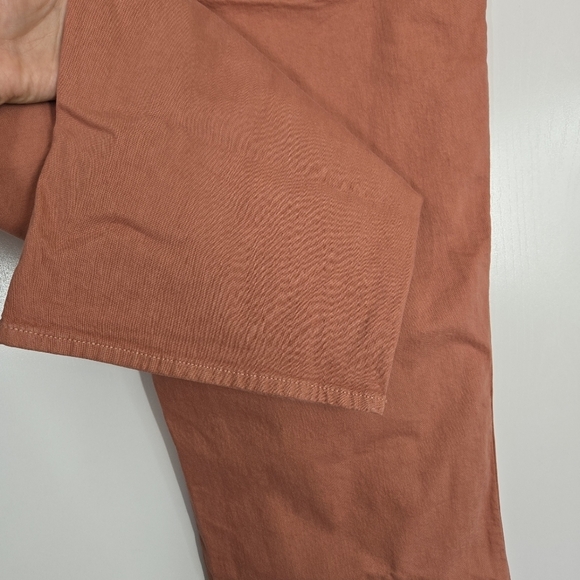 Madewell The Perfect Vntage Wide Leg Crop Pants Women's 33 Burnt Orange Fall NWT - Picture 6 of 12